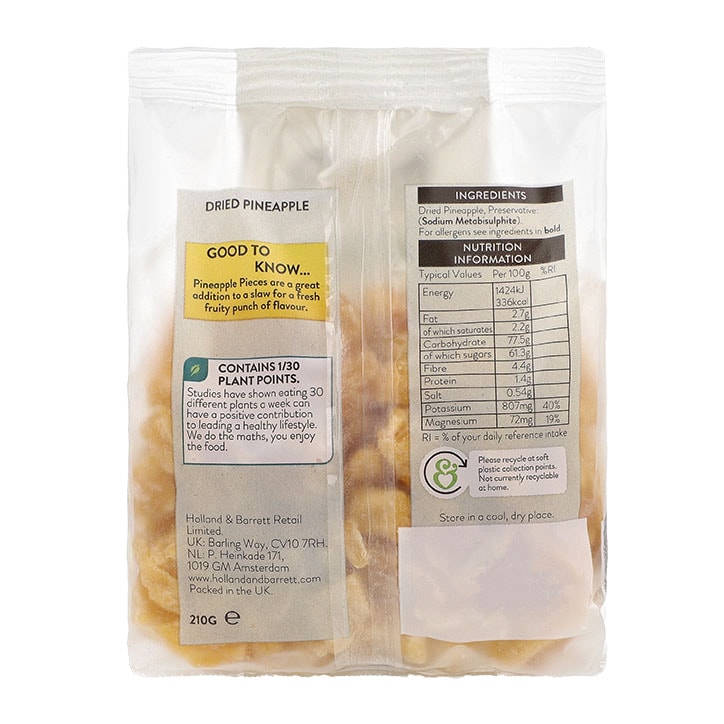 Holland & Barrett Pineapple Pieces 210g